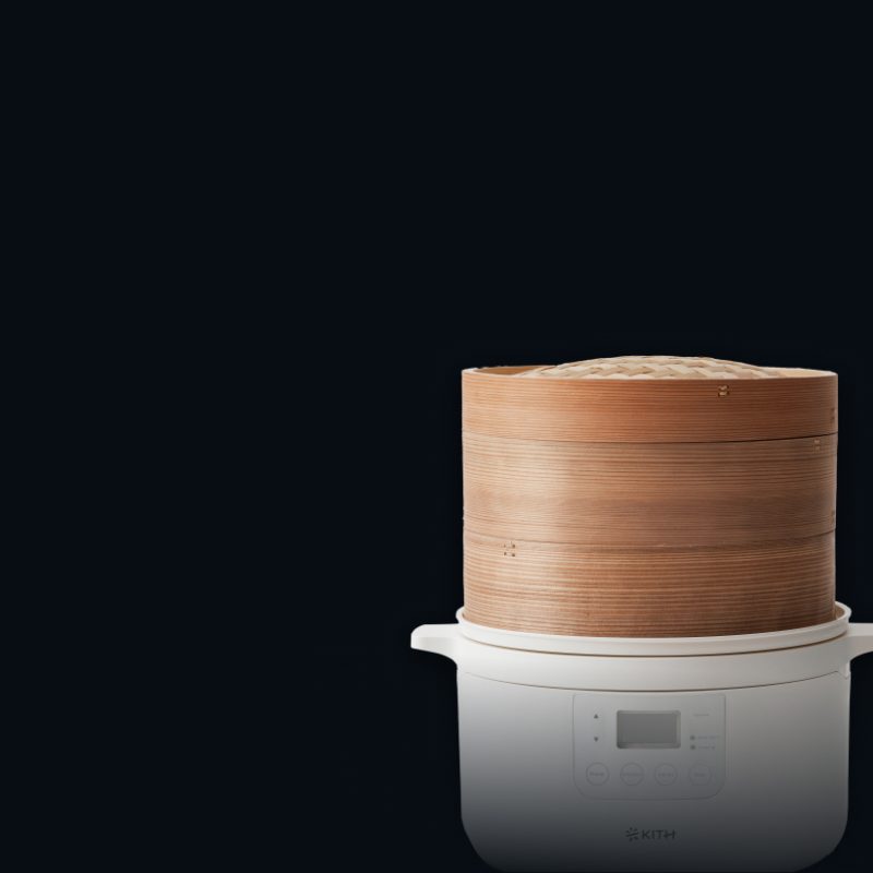 Kyō Electric Cooker with Bamboo Steamer
